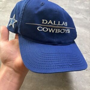 Annco Dallas Cowboys Hat One Size Blue Vintage NFL Snapback Green Underbrim